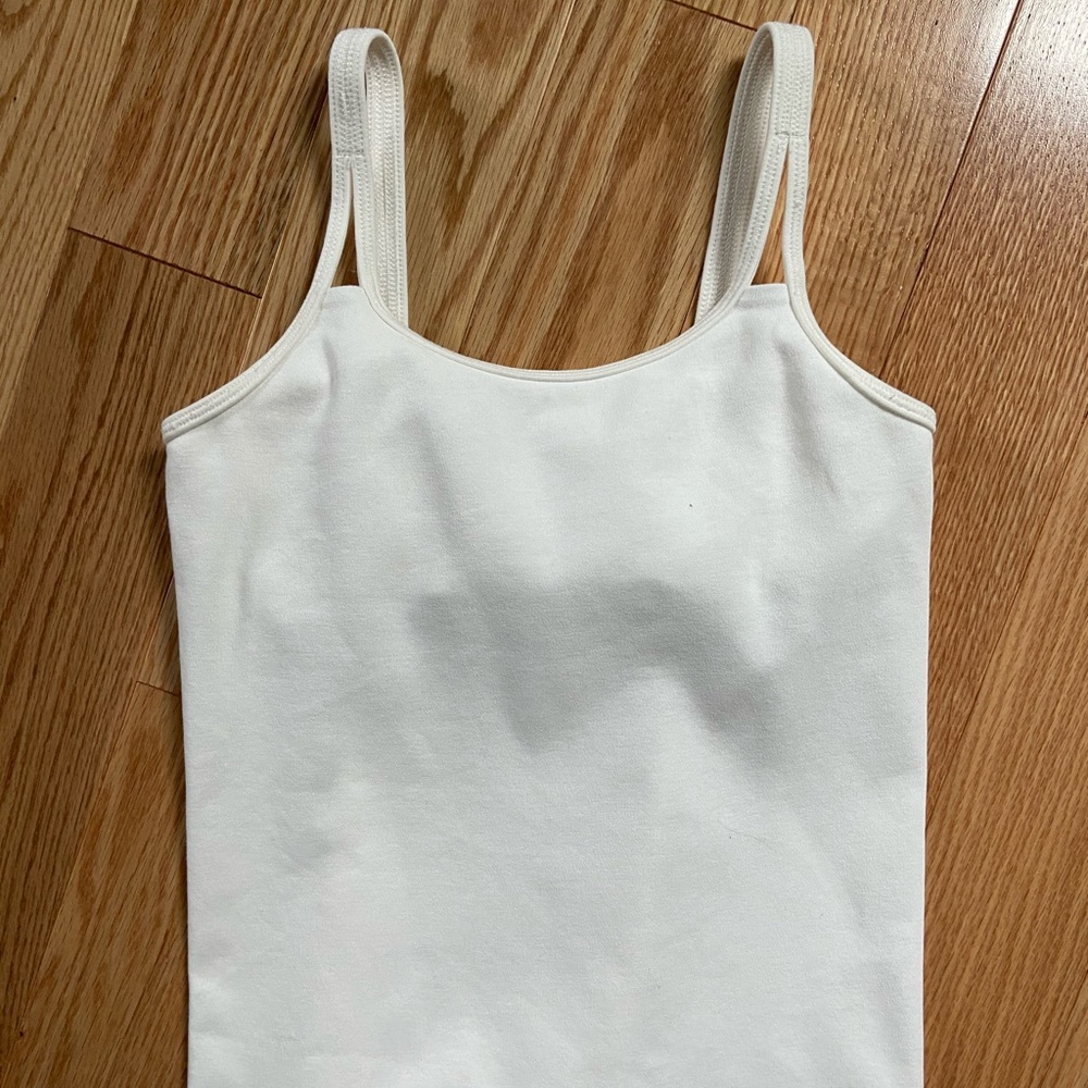 Yellowberry Girls Shell Camisole; Size S White